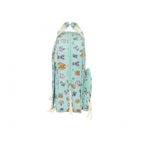 Mochila safta infantil con asas adaptable a carro cats dogs 280x200x80 mm