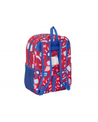Mochila safta infantil bolsillos adaptable a carro spidey rescue 340x260x110 mm