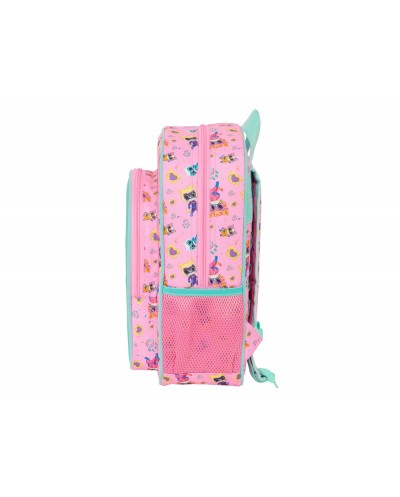 Mochila safta infantil adaptable a carro superkitties 340x260x110 mm