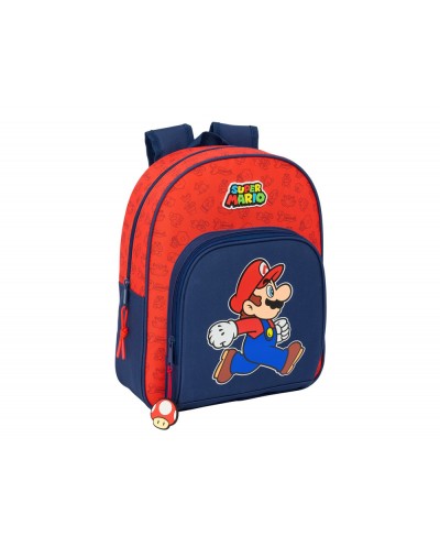 Mochila safta infantil adaptable a carro super mario trick 340x280x100 mm