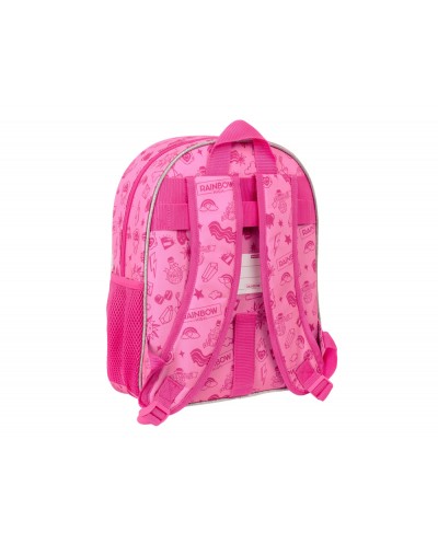 Mochila safta infantil adaptable a carro rainbow high shine 340x280x100 mm