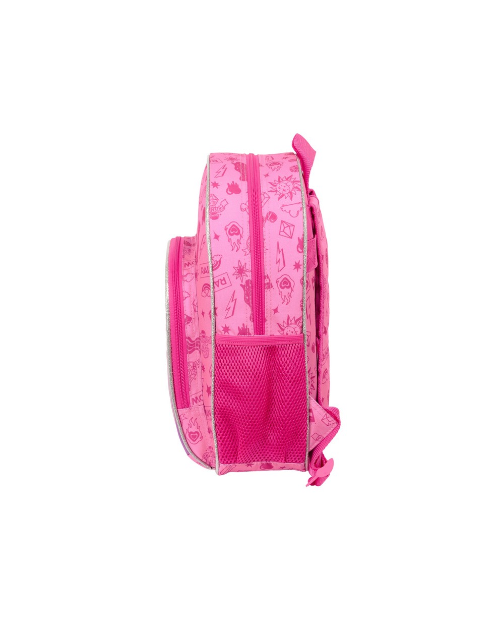 Mochila safta infantil adaptable a carro rainbow high shine 340x280x100 mm