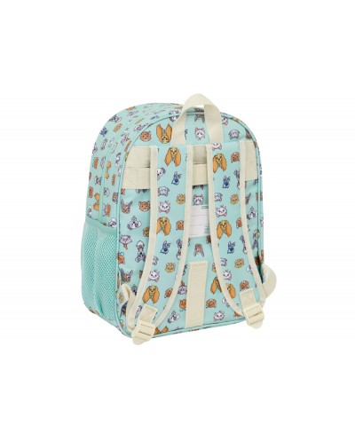 Mochila safta infantil adaptable a carro cats dogs 340x260x110 mm