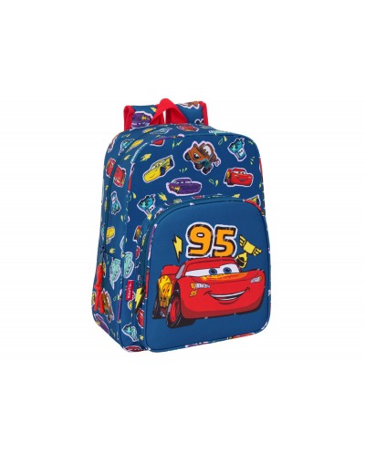 Mochila safta infantil adaptable a carro cars racing 330x270x100 mm
