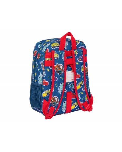 Mochila safta infantil adaptable a carro cars racing 330x270x100 mm