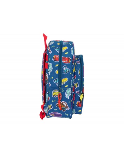 Mochila safta infantil adaptable a carro cars racing 330x270x100 mm