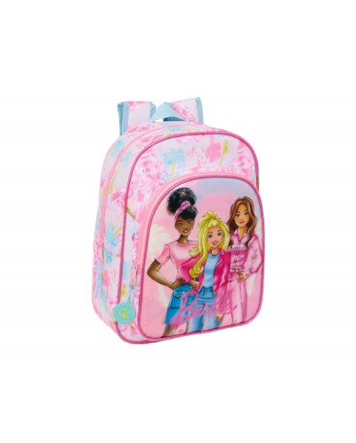 Mochila safta infantil adaptable a carro barbie 340x260x110 mm