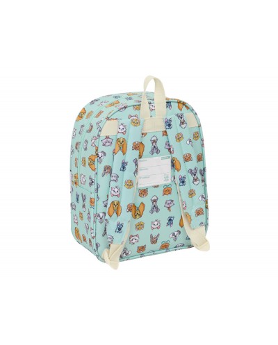 Mochila safta guarderia intercambiable cats dogs 270x220x100 mm