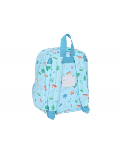 Mochila safta guarderia con bolsillo preescolar 270x220x100 mm