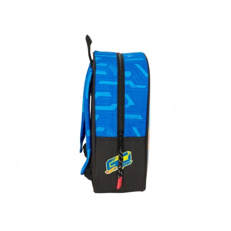 Mochila safta guarderia adaptable a carro hot wheels let s race 270x220x100 mm