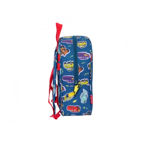 Mochila safta guarderia adaptable a carro cars racing 270x220x100 mm