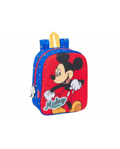 Mochila guarderia adaptablecarro intercambiable mickey mouse good day 270x220x100 mm