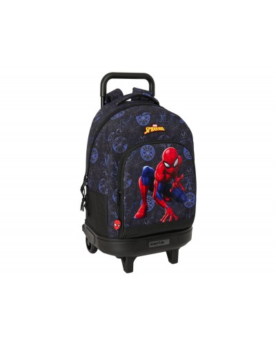 Mochila safta grande con ruedas compact extraible spider man attack 450x330x220 mm