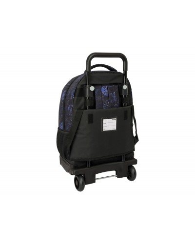 Mochila safta grande con ruedas compact extraible spider man attack 450x330x220 mm