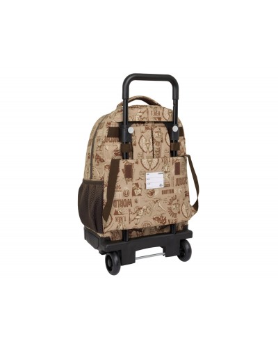 Mochila safta grande con ruedas compact extraible jurassic world 450x330x220 mm