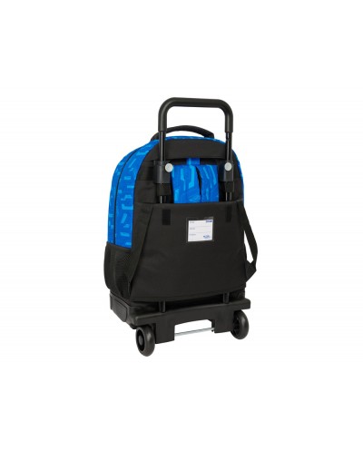 Mochila safta grande con ruedas compact extraible hot wheels let s race 450x330x220 mm