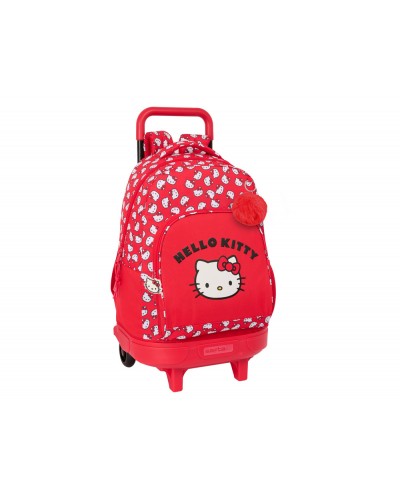 Mochila safta grande con ruedas compact extraible hello kitty iconic 450x330x220 mm