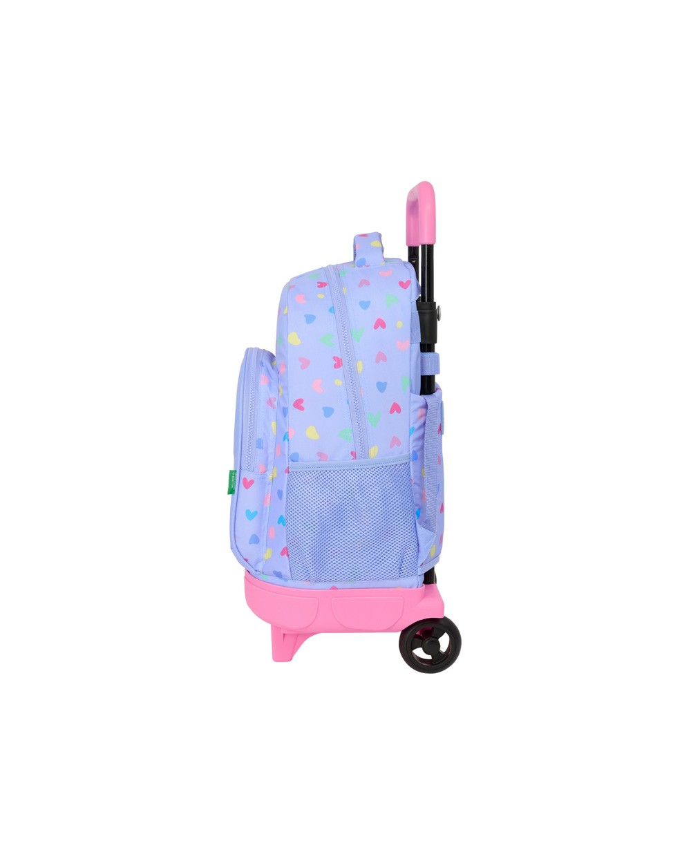 Mochila safta grande con ruedas compact extraible benetton lila 450x330x220mm
