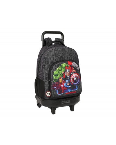 Mochila safta grande con ruedas compact extraible avengers vendetta 450x330x220 mm