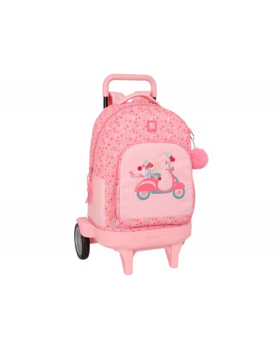 Mochila safta grande con ruedas compact evolution extraible moos passion 450x330x220 mm