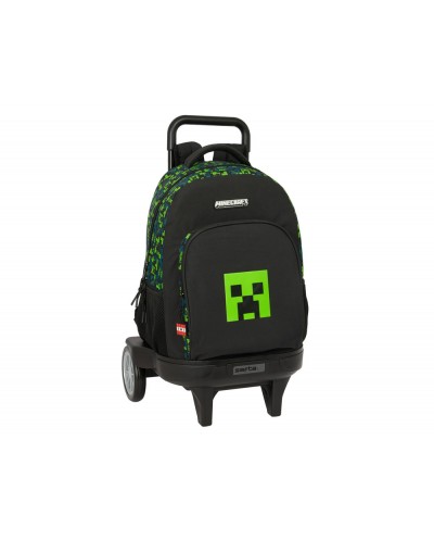 Mochila safta grande con ruedas compact evolution extraible minecraft tnt 450x330x220 mm