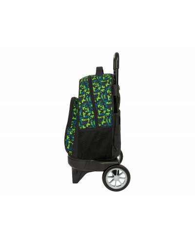 Mochila safta grande con ruedas compact evolution extraible minecraft tnt 450x330x220 mm