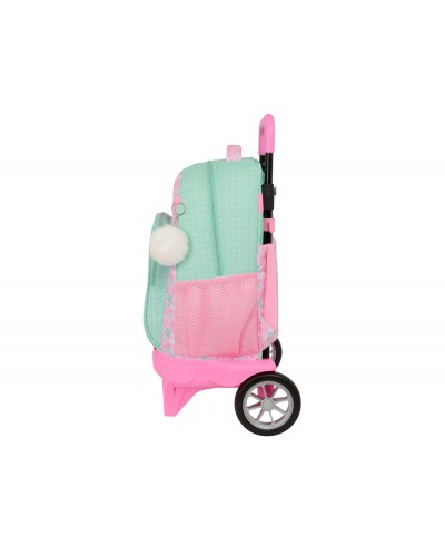 Mochila safta grande con ruedas compact evolution extraible glowlab amazing 450x330x220 mm