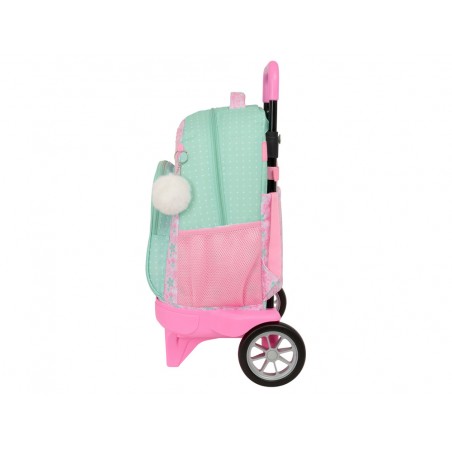 Mochila safta grande con ruedas compact evolution extraible glowlab amazing 450x330x220 mm