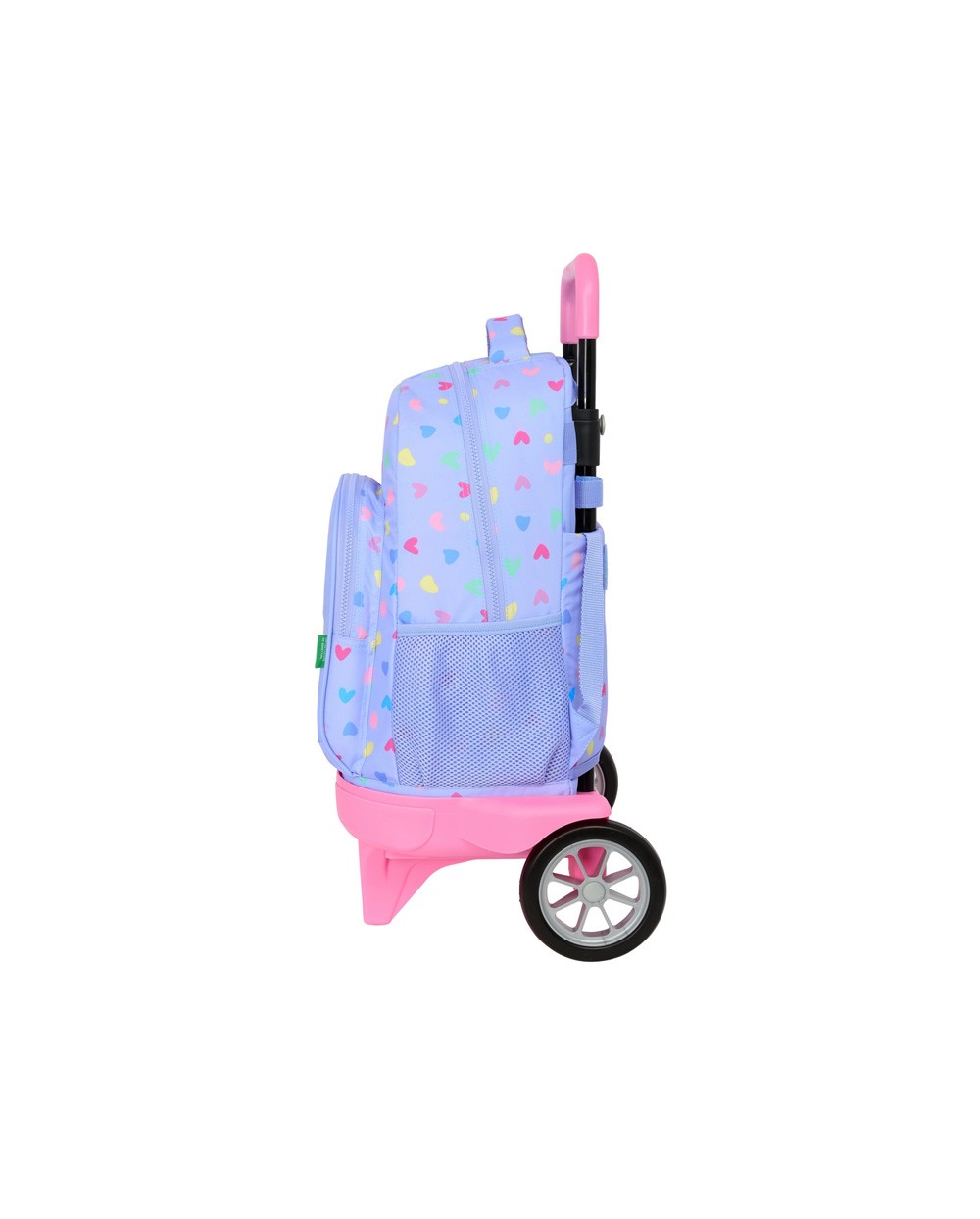 Mochila safta grande con ruedas compact evolution extraible benetton lila 450x330x220 mm