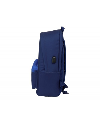 Mochila safta doble para portatil 156 usb kappa rain 440x310x180 mm