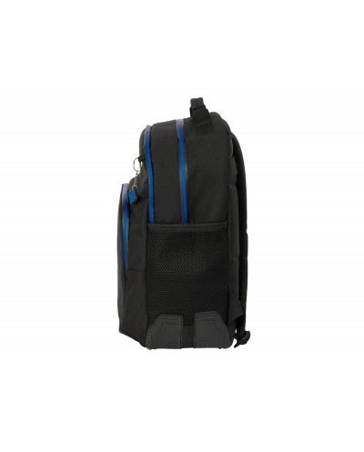 Mochila safta doble con cantoneras adaptable a carro umbro jet black 420x320x150 mm