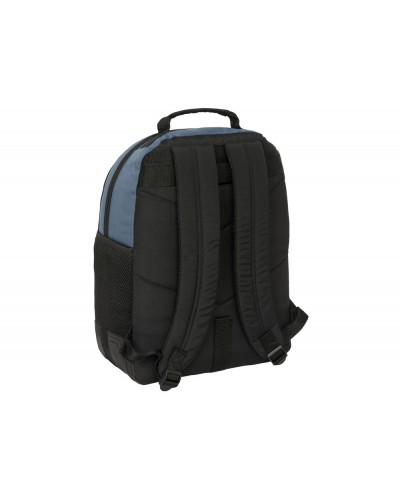 Mochila safta doble con cantoneras adaptable a carro reciclado blackfit8 california 420x320x150 mm