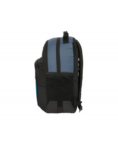 Mochila safta doble con cantoneras adaptable a carro reciclado blackfit8 california 420x320x150 mm