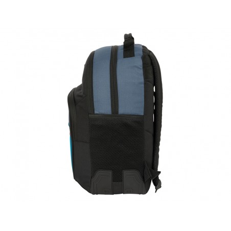 Mochila safta doble con cantoneras adaptable a carro reciclado blackfit8 california 420x320x150 mm