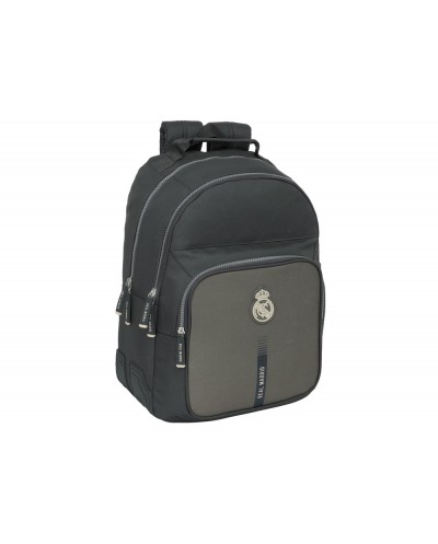 Mochila safta doble con cantoneras adaptable a carro real madrid 3 equipacion 24 25 420x320x150 mm