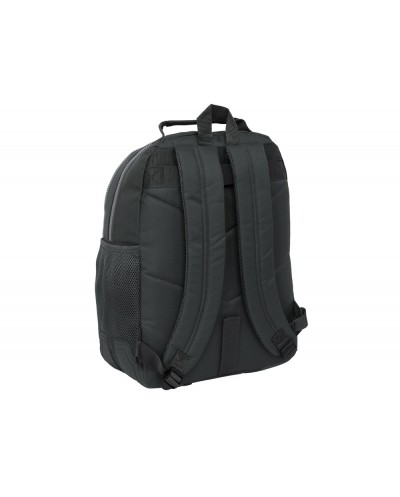 Mochila safta doble con cantoneras adaptable a carro real madrid 3 equipacion 24 25 420x320x150 mm