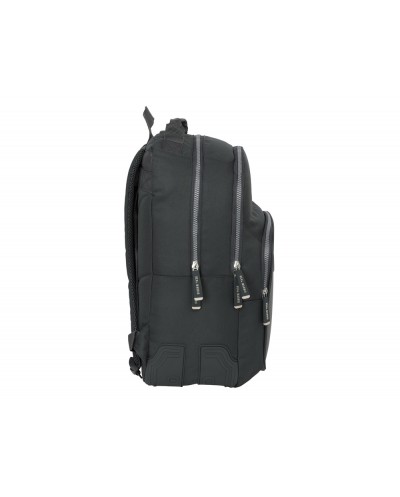 Mochila safta doble con cantoneras adaptable a carro real madrid 3 equipacion 24 25 420x320x150 mm