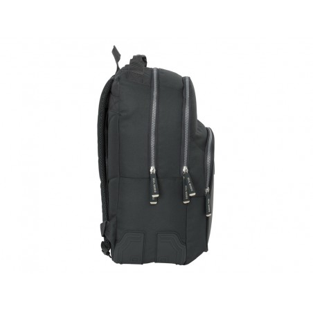 Mochila safta doble con cantoneras adaptable a carro real madrid 3 equipacion 24 25 420x320x150 mm