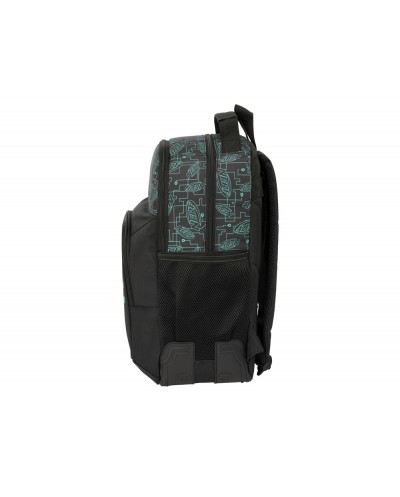Mochila safta doble con cantoneras adaptable a carro nerf game 420x320x150 mm