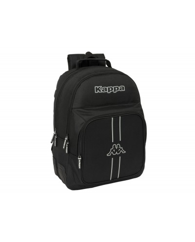 Mochila safta doble con cantoneras adaptable a carro kappa dark 420x320x150 mm