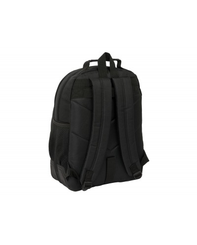 Mochila safta doble con cantoneras adaptable a carro kappa dark 420x320x150 mm