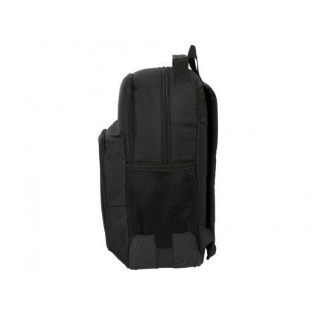 Mochila safta doble con cantoneras adaptable a carro kappa dark 420x320x150 mm