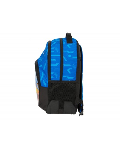 Mochila safta doble con cantoneras adaptable a carro hot wheels let s race 420x320x150 mm