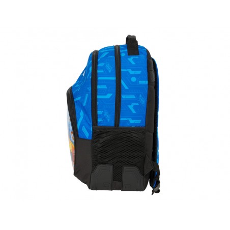 Mochila safta doble con cantoneras adaptable a carro hot wheels let s race 420x320x150 mm