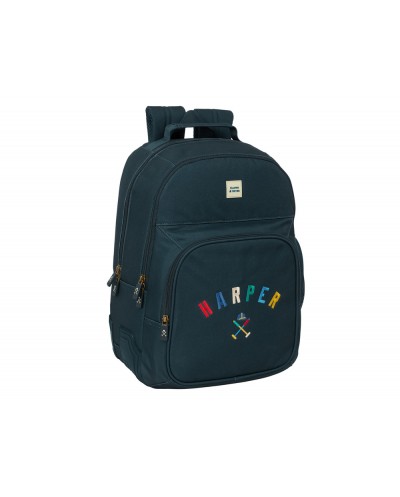 Mochila safta doble con cantoneras adaptable a carro harper neyer 420x320x150 mm