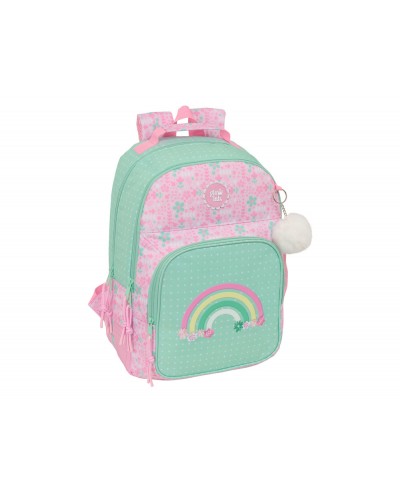 Mochila safta doble con cantoneras adaptable a carro glowlab amazing 420x320x150 mm