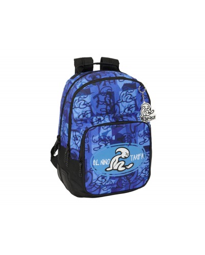 Mochila safta doble con cantoneras adaptable a carro el nino roller 420x320x150 mm