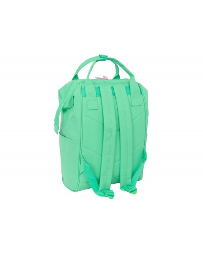 Mochila safta con asas para portatil 13 benetton mint 400x270x190 mm
