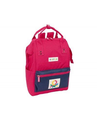 Mochila safta con asas para portatil 13 benetton cherry 400x270x190 mm