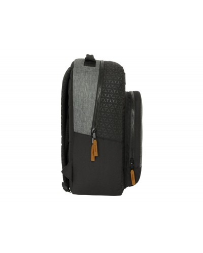 Mochila safta adaptable a carro reciclado blackfit8 old school 420x320x150 mm